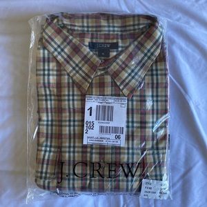 NWT J. Crew Men’s Long Sleeve Flannel Shirt. Circa 2004!